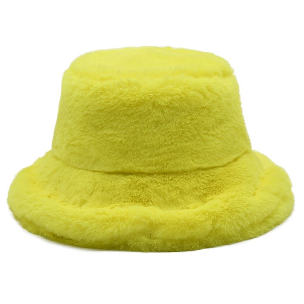 Bright yellow bucket hat online